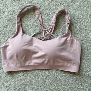 Lululemon Athletica Light Pink Sports Bra